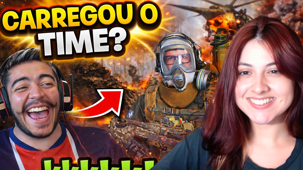 Games EduUu e o MAPA NOVO! VENCER QUE É BOM NADA KKKKKKKKKK - Battlefield 6 | REACT