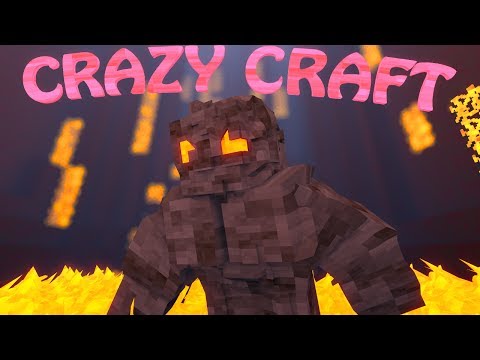 Minecraft | CrazyCraft - OreSpawn Modded Survival Ep 18 - "ULTIMATE FIRE BOSS"