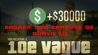 preview picture of video '/!\ PATCHÉ /!\ ASTUCE GTA ONLINE | GAGNER 30 000$ FACILEMENT EN SURVIE'