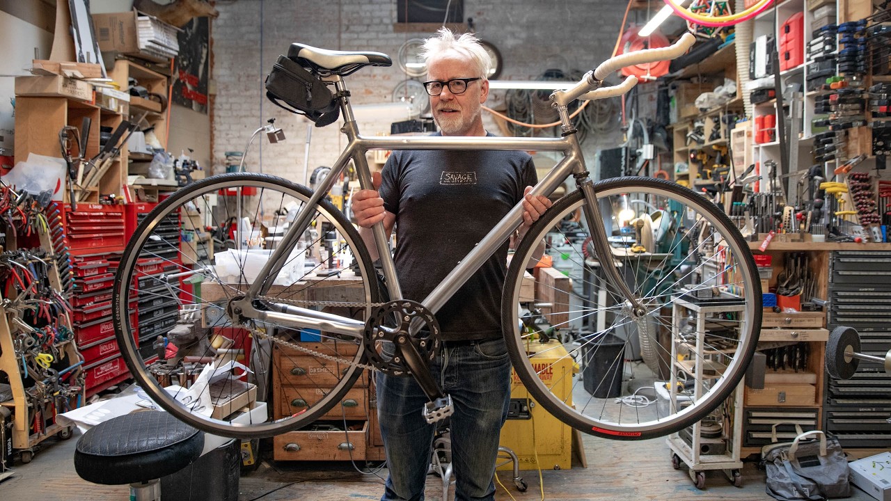 Adam Savage Rebuilds His Stolen Bicycle!