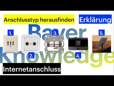 Internetanschluss herausfinden? DSL, Kabel, Glasfaser oder Mobilfunk Erklärung z.B. in neuer Wohnung