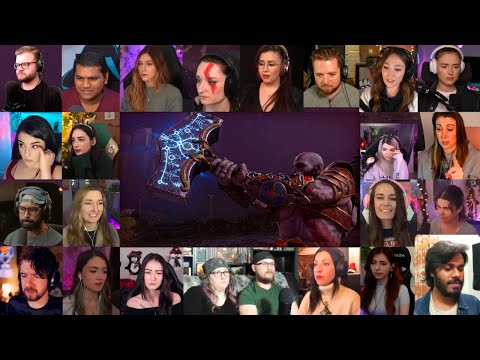 20+ Streamers Reacts to Final Battle of KRATOS vs THOR God of War Ragnarok | REACTION MASHUP