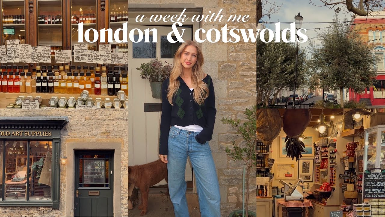 weekly vlog: shopping in london & the cotswolds