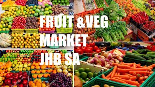 FRUIT AND VEGETABLE MARKET IN SOUTH AFRICA ( JHB CBD)