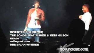 TREY SONGZ BRINGS OUT USHER &amp; KERI HILSON TO PERFORM "INVENTED SEX" REMIX