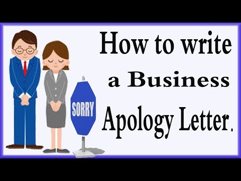 Sample of a Business Apology Letter. Video
