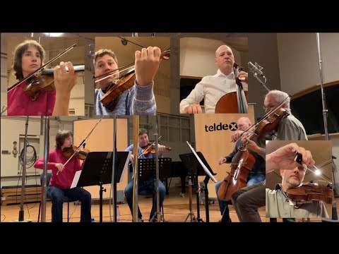 Cuarteto Casals, Beethoven Complete String Quartets Recording Session in Berlin.