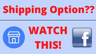 Shipping Option EXPLAINED & How to Drop Ship on Marketplace Without It...