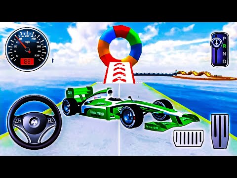 Impossible Formula Car Stunts - Mega Ramp Simulator 2022 Challenge Mode - Gameplay Android #1