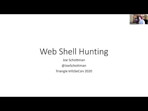 Web Shell Hunting with Joe Schottman