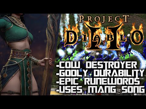 SUPER SORCERESS SLAMFEST and COW RUN!!  Project Diablo 2
