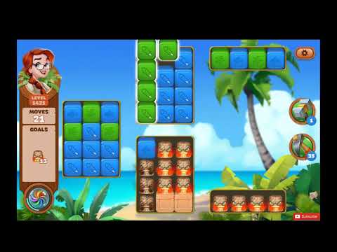 Lost Island Blast Adventure Level 1421 NO BOOSTERS - A S GAMING ✔