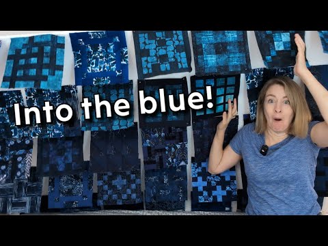 An Ocean of Blue: More Japanese Patchwork Blocks + Learning Part-sewn Seams!