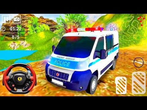 Offroad Police Van Driving Simulator । Off Road Police Duty । Android Gameplay