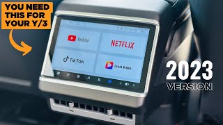 2023 Tesla Model Y Rear Screen Display Upgrade #hansshow #tesla #2023