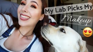 MY DOG PICKS MY MAKEUP!