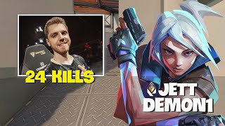 Demon1's Jett Masterclass: Radiant Entry & Duel Tactics