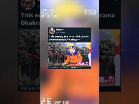 This enemy Try to catch Kurama chakra in Naruto But 🥶#shortvideo #naruto #animeeditz #anime #anime