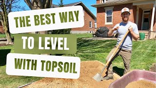 Level Your Lawn With Top Soil