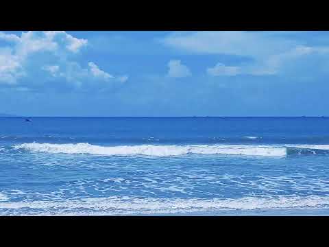 Fall Asleep with Powerful Waves at Night on Museddu Beach - Ocean Sounds for Deep Sleeping