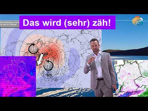 Das wird sehr zäh! Wilde Tage mit viel Wind, Schnee & Regen! Polarwirbel. Wetterbericht 14.-20.02.26
