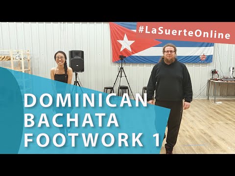 Dominican bachata footwork 1 - Intermediate Sequence