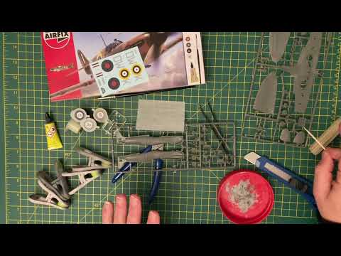 Airfix 1 72 Supermarine Spitfire MK 1a Starter Kit