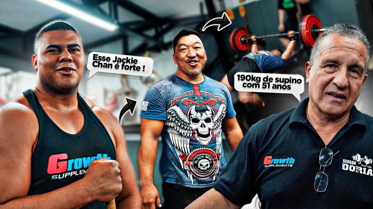 BITELO BUGOU WITH THE STRENGTH OF JACKIE CHAN FROM POWERLIFTING WITH DORIA