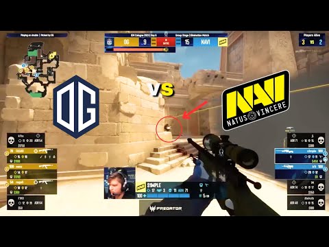 LOSER IS OUT!   NaVi vs OG   HIGHLIGHTS   IEM Cologne 2023 l CSGO | S1MPLE TRICKSHOT