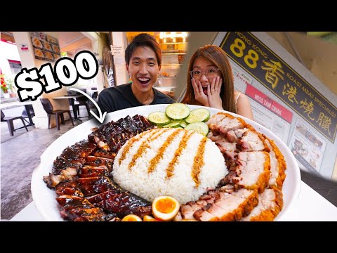 BANDEJA DE PORCO ASSADO ENORME DE US$ 100 COM EATBOOK CHIARA! | MELHOR CHARSIEW & SIO BAK EM CINGAPURA!