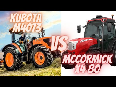 KUBOTA  M4073  VS MCCORMICK X4 80 #top #tractor #kubota #mccormick