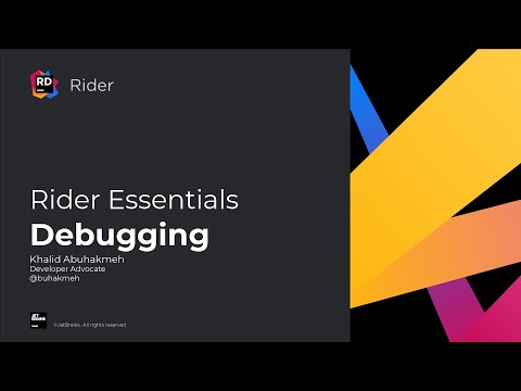 Debugging code - Rider Essentials