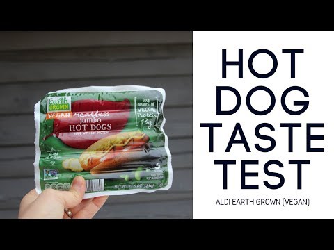 Aldi Earth Grown Vegan Hot Dog Taste Test