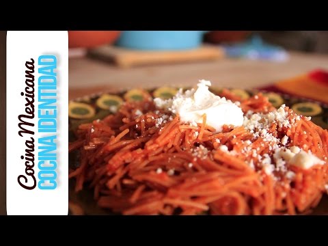 Cómo hacer fideo seco al chipotle. Yuri de Gortari