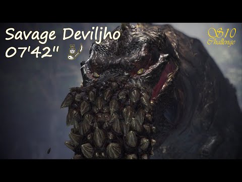 Savage Deviljho (07'42'') | Insect Glaive | Monster Hunter World: Iceborne | 'Sub 10 Challenge'