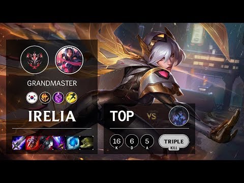 Irelia Top vs Sylas - KR Grandmaster Patch 10.10