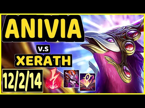 ANIVIA vs XERATH - 12/2/14 KDA BOTTOM SUPPORT GAMEPLAY - EUW Ranked MASTER
