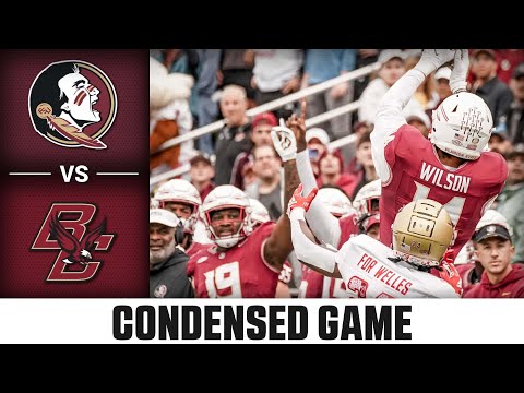 Exciting Football Game: Boston College vs. Florida State