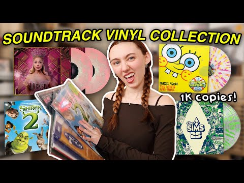 MY SOUNDTRACK VINYL COLLECTION! (movies, tv shows, + video games)