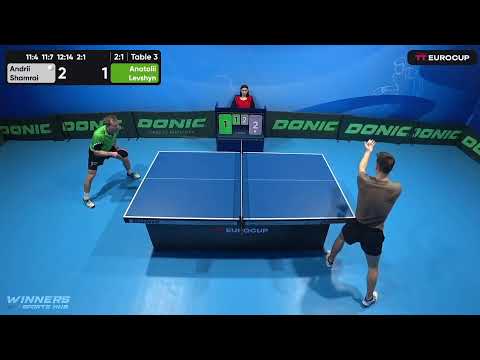 18:50 Andrii Shamrai 3 - 1 Anatolii Levshyn 17.05.2023 TT Euro.Cup Ukraine Star. Table 3