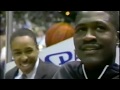 Michael Jordan talks to Dominique Wilkins & Spud Webb; 1987 NBA Slam Dunk Contest