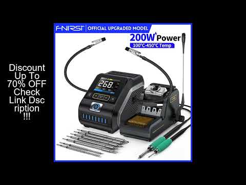 FNIRSI DWS-200 200W Power Repaid Heating Soldering Iron Staion C210 C245 Solder Iron Handle Electron