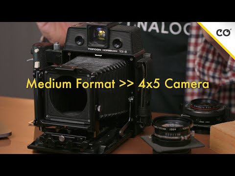 Medium Format Camera converted to 4x5 Camera?? || Super Film Support