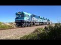 Watco CBH empty grain train departs Geraldton ...