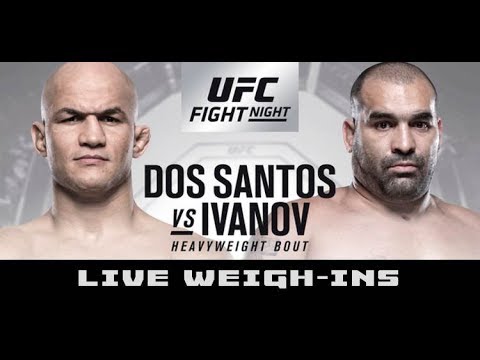 UFC Fight Night 133: dos Santos vs. Ivanov Official Weigh-Ins