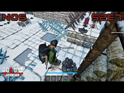 No One Survived 0.05.1 S2E7 Beefing up Horde Defences with Power and Traps. Let's Play Solo EA