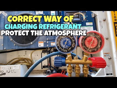 HOW TO CHARGE REFRIGERANT WITHOUT DIFFUSING ANYTHING IN THE ATMOSPHERE.