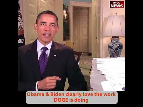Obama & Biden clearly love what DOGE is doing; Schumer on Porky Spending 'People Really Don’t Care'