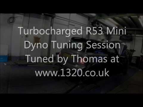 R53 Turbo Conversion dyno 400bhp