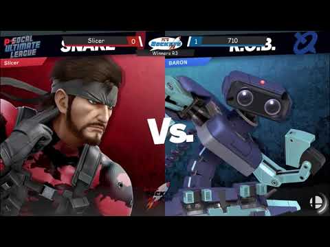 RocketCon 2019 :v~ Slicer (Snake) vs 710 (R.O.B.) Winners Round 3 - Smash Ultimate